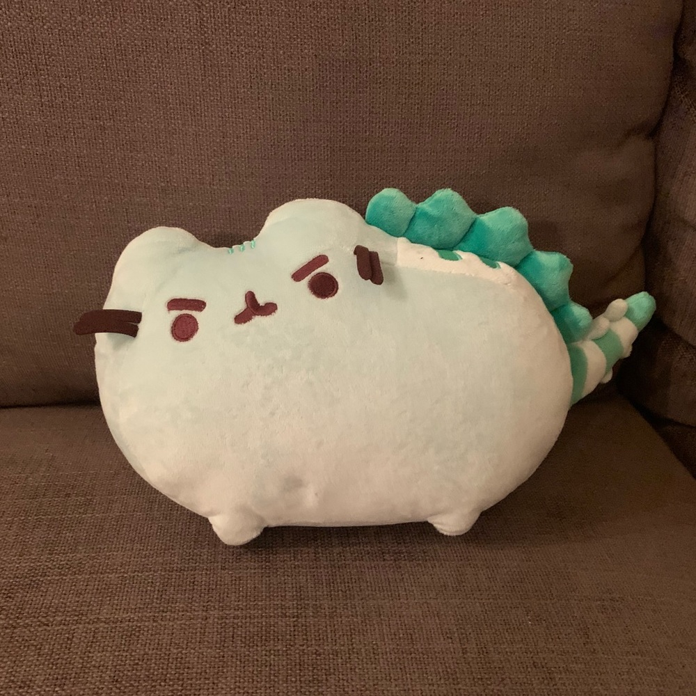 Pusheen dinosaur plush